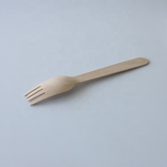 Biodegradable Compostable Disposable Wooden Fork Wood Fork