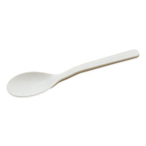 Biodegradable disposable compostable CPLA ice cream spoon