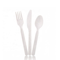 Biodegradable 100% Compostable 7 Inch CPLA Cutlery PLA Spoon for Ice Cream