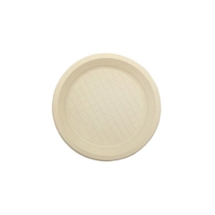 hot selling food plate decomposable biodegradable cornstarch plate for salad