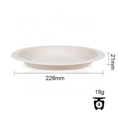 Обычай  Biodegradable Cornstarch Tableware Food Seving одноразовая пластина
