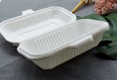 disposable food container decomposable cornstarch food container