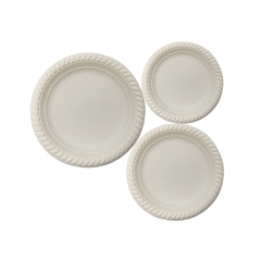 the bestseller plate decomposable customized cornstarch plate for party