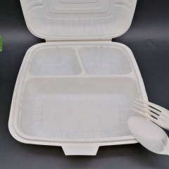Almoço Biodegradável de Grau Alimentar 1000ML Amido de milho  para Fast comida rápida