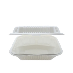 3 compartment box biodegradable cornstarch box