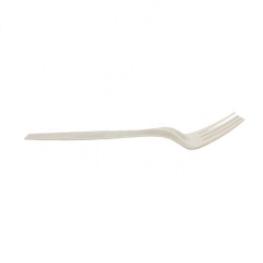 Wholesale Eco-Green Disposable Flatware Biodegradable Plastic Cornstarch Fork