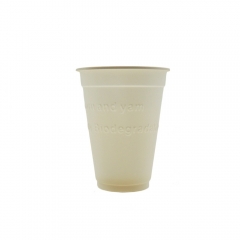 オレンジジュース用の卸売価格カップ分解可能なコーンスターチカップ