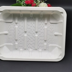 Biodegradable Eco Bioplastic Take Away Disposable Plate Cornstarch for Food