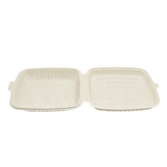 Eco Green Lunch Box Biodegradable Clamshell Food Cornstarch Containers
