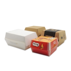 Customized Design Fast Food Restaurant Hamburger Box