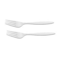 8 inch Eco friendly biodegradable disposable corn starch cutlery fork