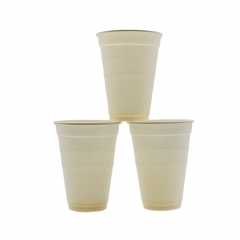 wholesale price cup decomposable cornstarch cup for orange juice