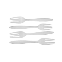8 inch Eco friendly biodegradable disposable corn starch cutlery fork