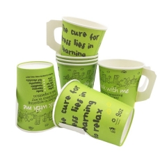 Take Away New Design Disposable Coffee Paper Cups With Handle