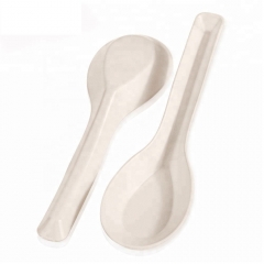 120MM disposable cutlery chinese biodegradable disposable corn starch soup spoon