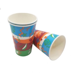 Taza de papel de bebida fría de impresión de alta calidad