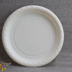 9 Inch Cornstarch Plates Disposable Biodegradable Cornstarch Plate