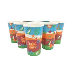 12oz Plastikbecher Trinkbecher Einweg-Pappbecher