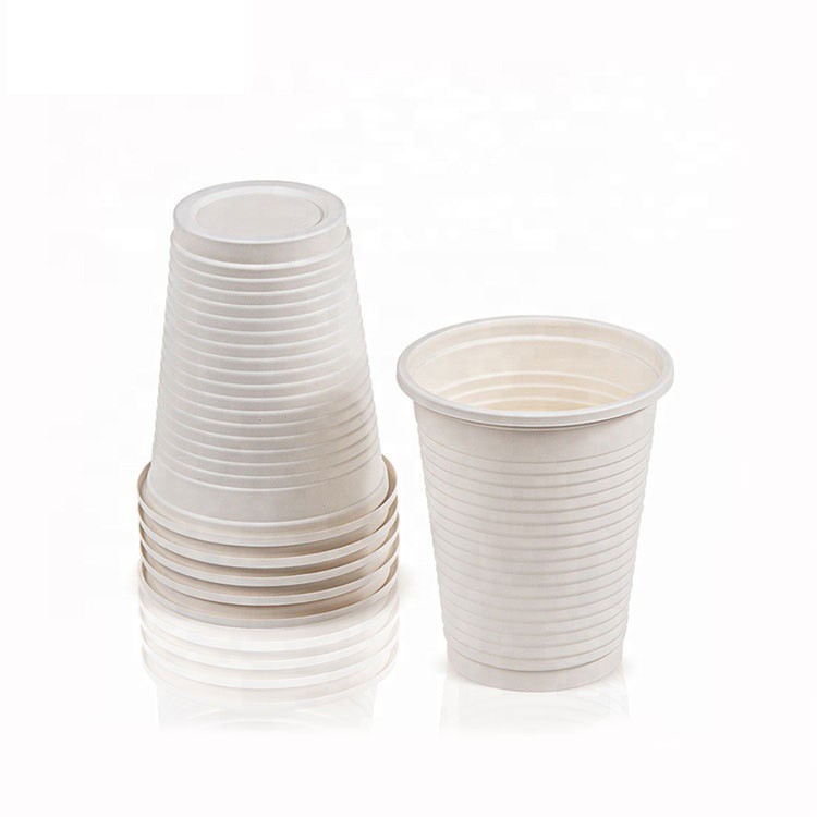 Tazas biodegradables de la maicena del uso del café 175ml tazas del helado