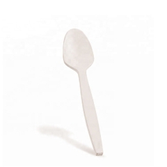 Eco Biodegradable Non-toxic Disposable Cornstarch Spoon for Yoghurt