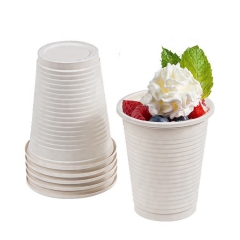 Natural Material Biodegradable Plastic Disposable Cornstarch Cup for Coffee