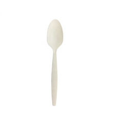 8 Inch Disposable Ice Cream Spoons Biodegradable Cornstarch Spoon For Yogurt