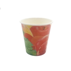 juice cup factory price pe coated disposable single wall paper cup