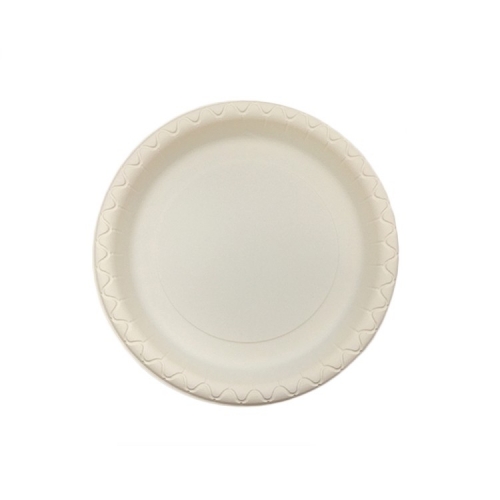 bioleader 100% biodegradable 9 inch corn starch plate for fruit and cake