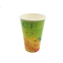 Disposable juice Paper Cup for Cold Drink