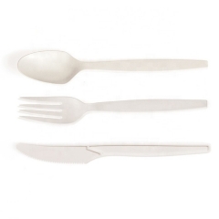Hot Selling Biodegradable Dinnerware 8 Inch Cornstarch Cutlery for Dessert