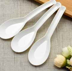 Eco-friendly Disposable 120mm Cornstarch Chinese Spoon