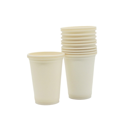 customized fashion cup decomposable cornstarch coffee cup for afternoon tea