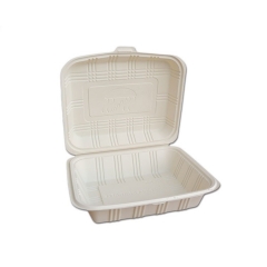 1000ml disposable food container decomposable cornstarch food container with lid