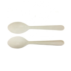 Eco-green Tableware Bioplastic 5 Inch Cornstarch Spoon for Tea