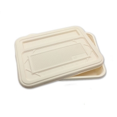 five compartment container decomposable water-repellent cornstarch box