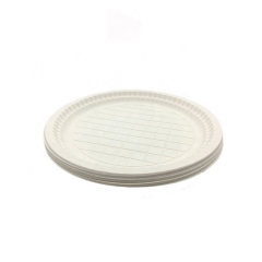 6 Inch wholesale disposable eco friendly christmas corn starch plates