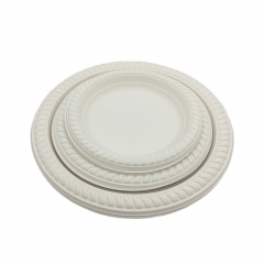 Biodegradable Cornstarch Waterproof Salad Plate