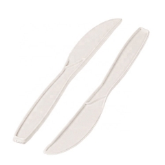 8 Inch Plastic Cornstarch Cutlery Biodegradable Knife For Cake