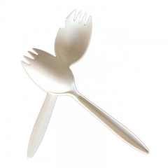 Eco portable constarch compostable biodegradable disposable plastic spork