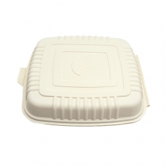 high quality delicate box decomposable cornstarch rice box for cooked food