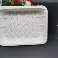 생물 분해성 Eco Bioplastic는 음식을 위한 처분할 수 있는 판 옥수수 전분을 가집니다