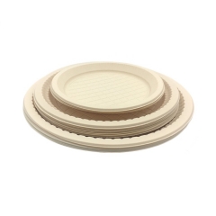 New arrival high quality eco friendly 9 inch biodegradable cornstarch plate