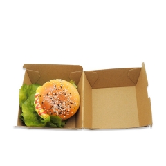 Коробка для гамбургеров Взять бумажную коробку