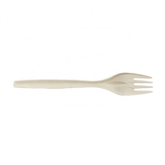 Wholesale Eco-Green Disposable Flatware Biodegradable Plastic Cornstarch Fork