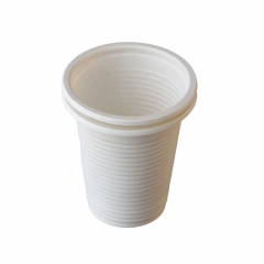 Tazas biodegradables de almidón de maíz abonable desechables portátiles de 175ML Eco