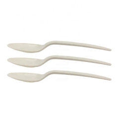 Biodegradable Eco-green Tableware 6 Inch Cornstarch Spoon