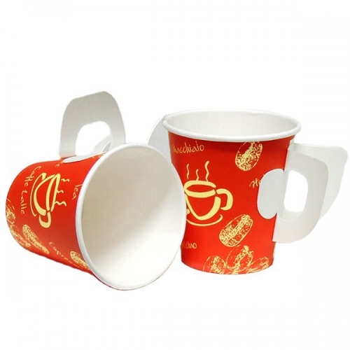 ผู้ผลิต Anqing ทิ้งถ้วยกระดาษผนังเดียวสำหรับกาแฟ