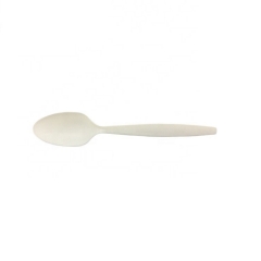 8 Inch Disposable Ice Cream Spoons Biodegradable Cornstarch Spoon For Yogurt