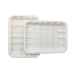 Eco Bioplastic Compostable Take Away Cornstarch Plate for Fruit