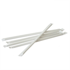 Individually Wrapped Pla Straw 100% Biodegradable Compostable